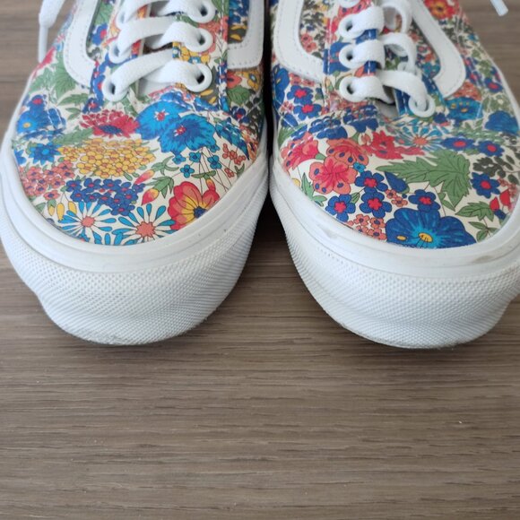 Vans floral sz 8.5 women - Picture 4 of 7